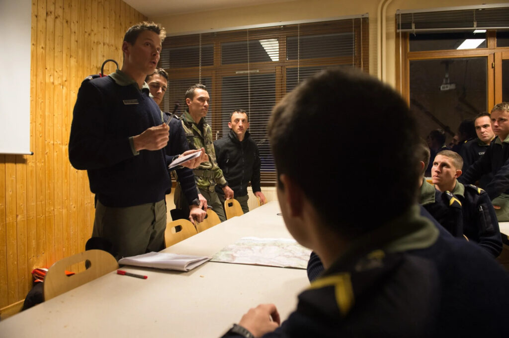 À l'école des soldats de montagne