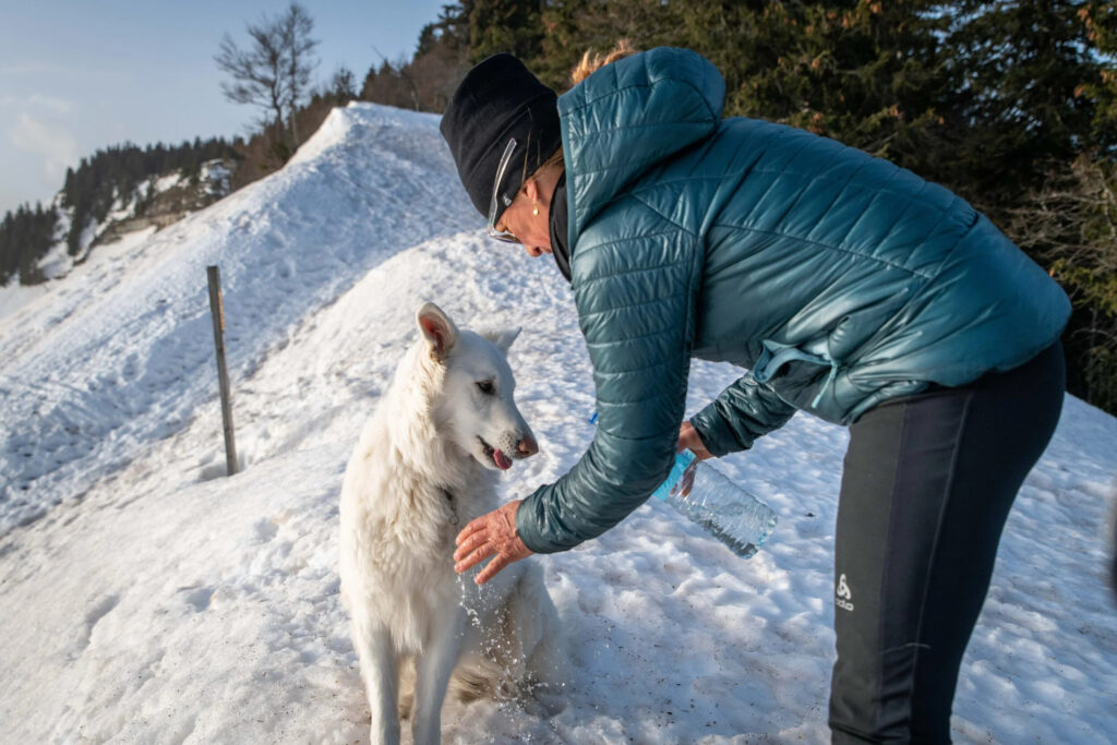 Seule dans la montagne