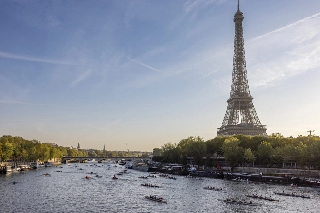 Traverser Paris à la rame
