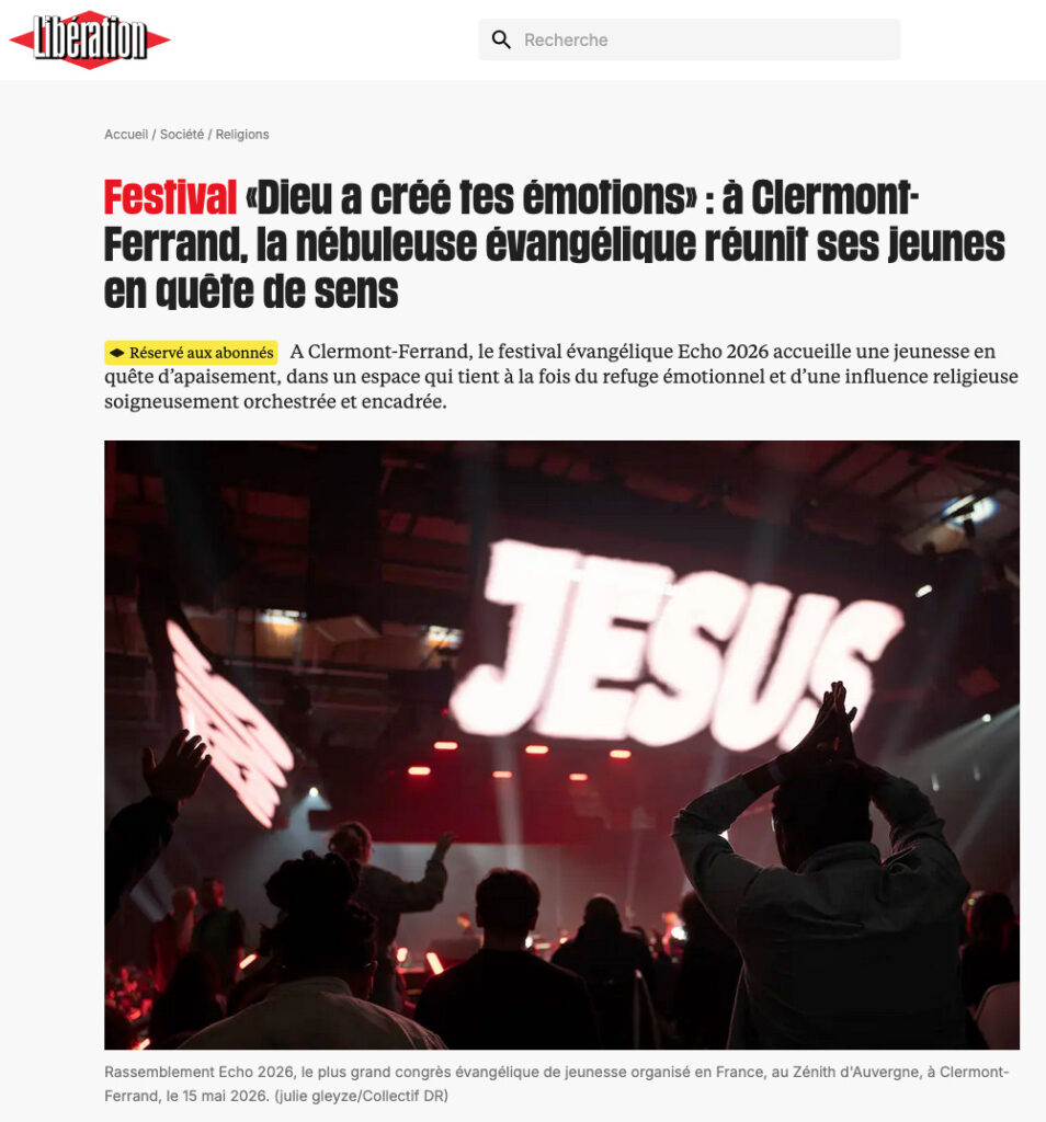 Libération · mai 2026 · Julie Gleyze