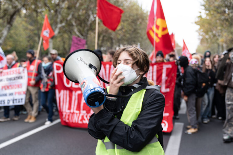 France, Clermont-Ferrand, 2026-10-31. Protests against the cost of life. Photograph by David Allignon / Collectif DR. 