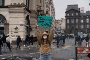 France, Clermont-Ferrand, 2026-10-17. October 17 protests against the high cost of living, during which clashes with law