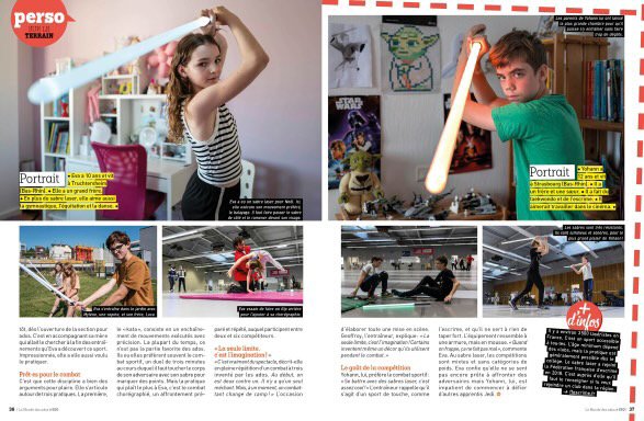 Parution dans la presse