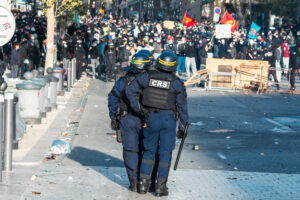 FRANCE-MARSEILLE-2026-10-24.  manisfestation puis emeute dans les centre ville de marseille pour le 24 octobre Protest f