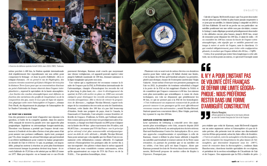 Parution dans la presse