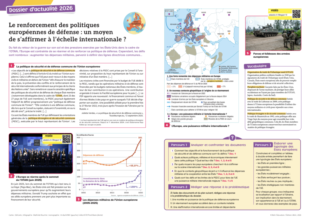 Parution dans la presse