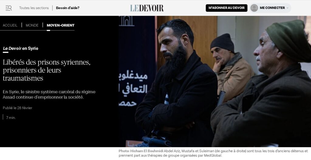Parution dans la presse