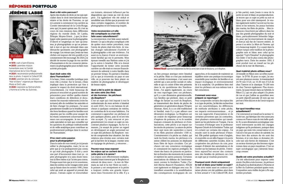 Parution dans la presse