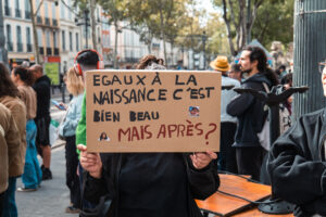 FRANCE-MARSEILLE-2026-10-24.  manisfestation puis emeute dans les centre ville de marseille pour le 24 octobre Protest f