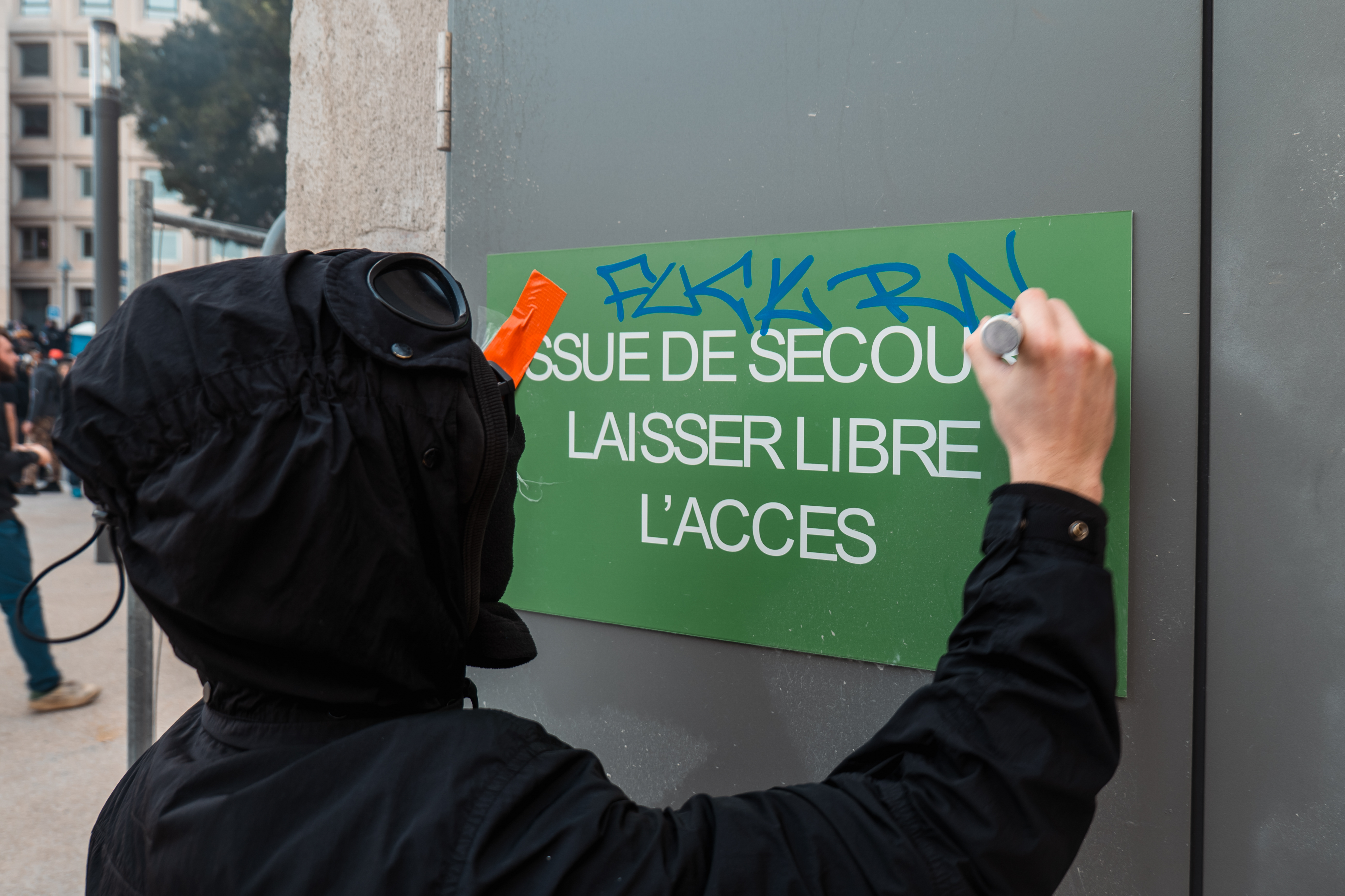 FRANCE-MARSEILLE-2026-10-24.  manisfestation puis emeute dans les centre ville de marseille pour le 24 octobre Protest f
