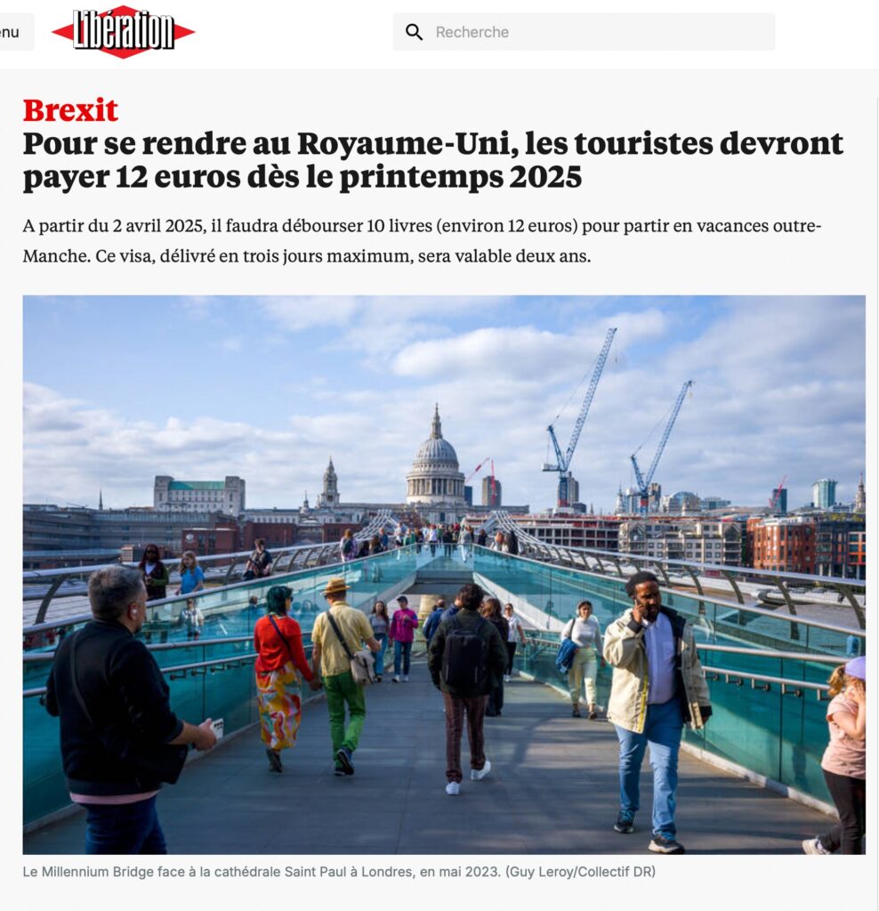 Parution dans la presse