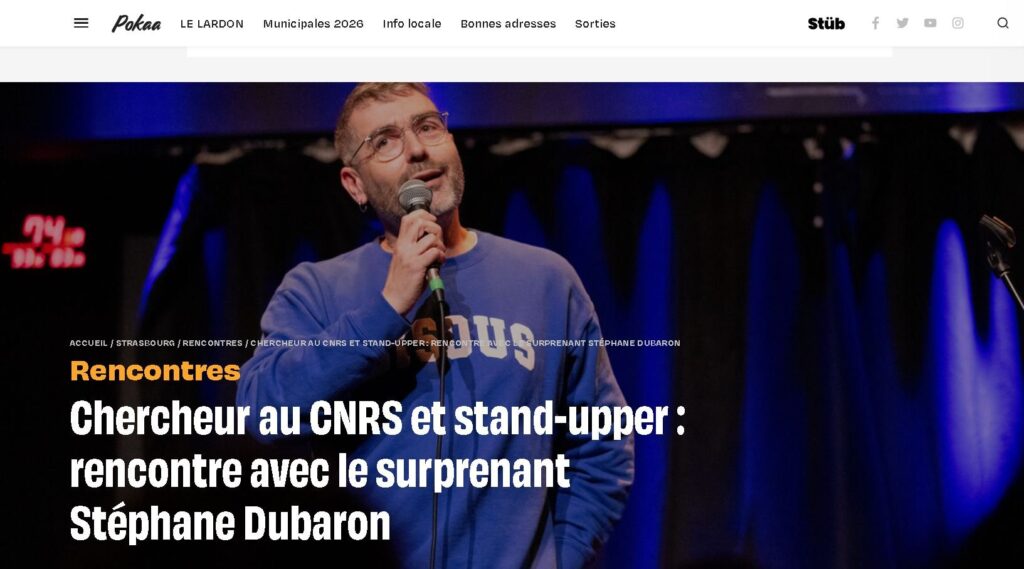 Parution dans la presse