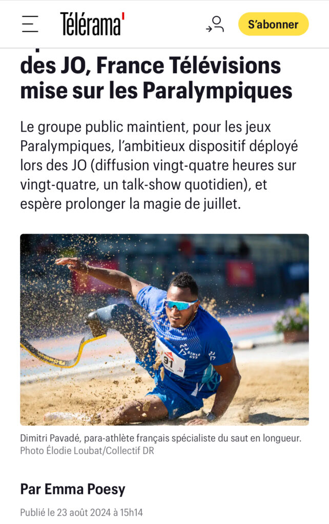TELERAMA · août 2024 · Élodie Loubat