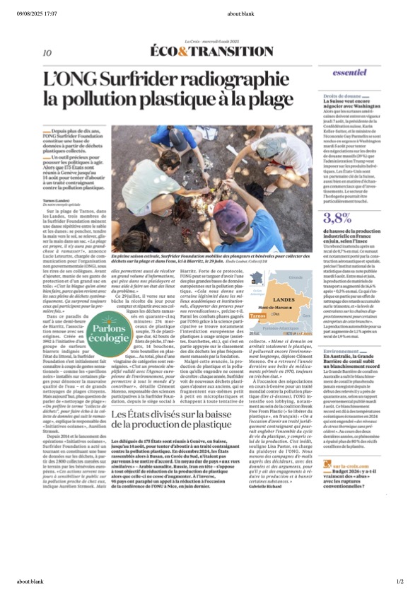 LA CROIX · août 2025 · Élodie Loubat