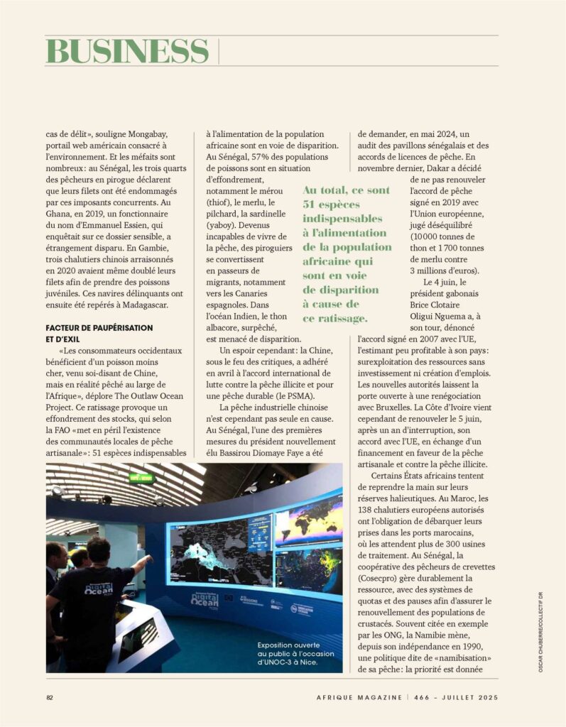 Parution dans la presse