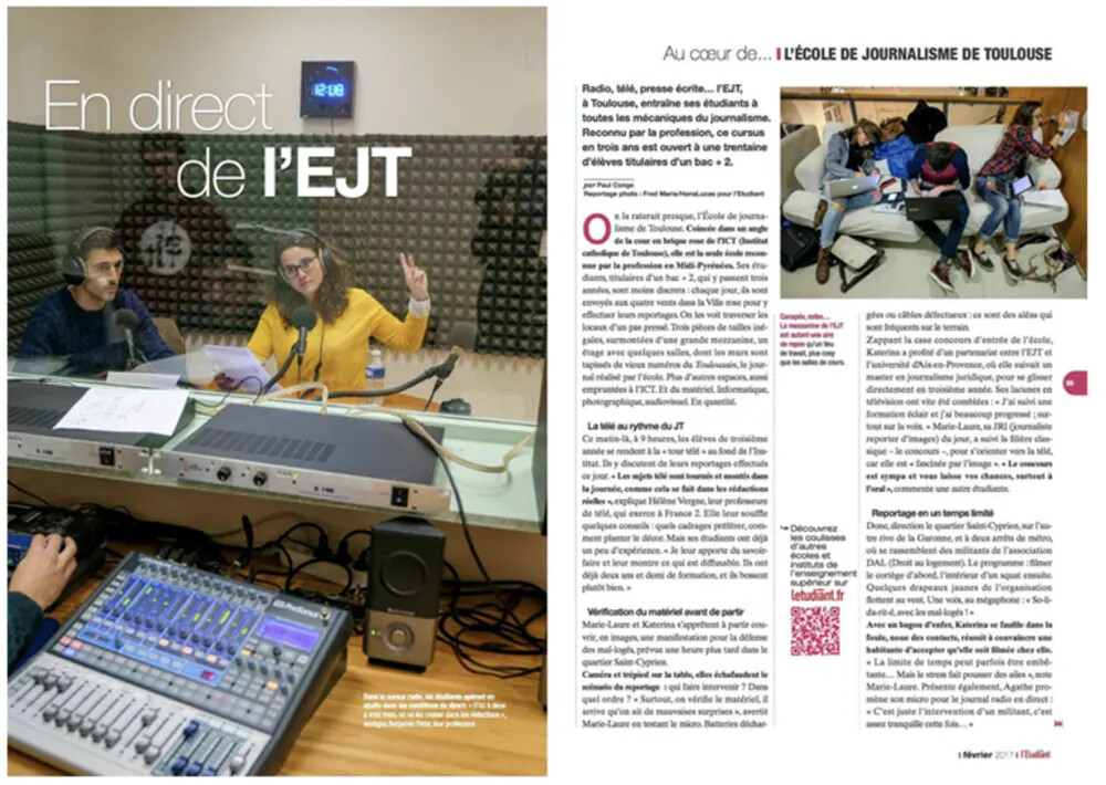 Parution dans la presse · Fred Marie