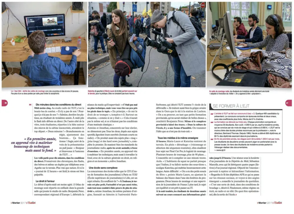 Parution dans la presse · Fred Marie