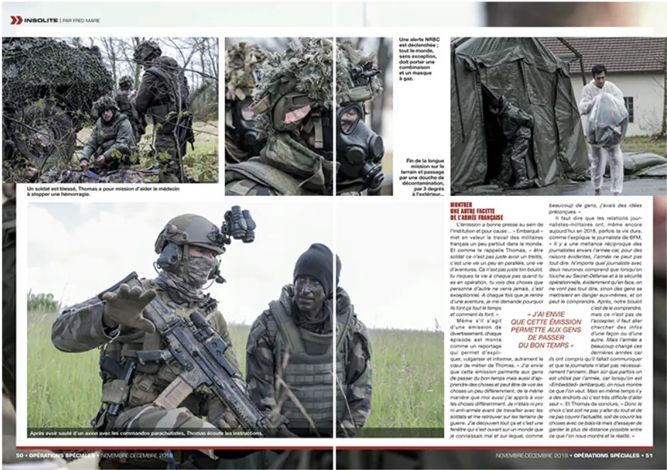 Parution dans la presse · Fred Marie