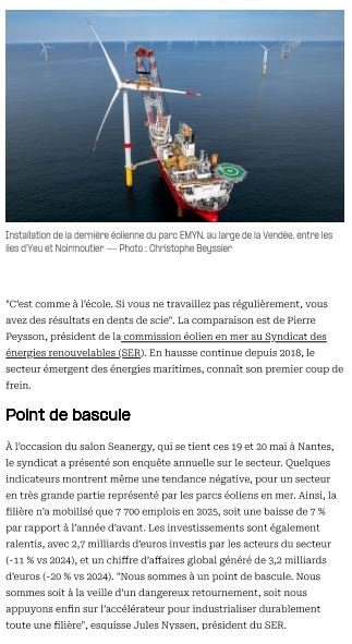 Parution dans la presse