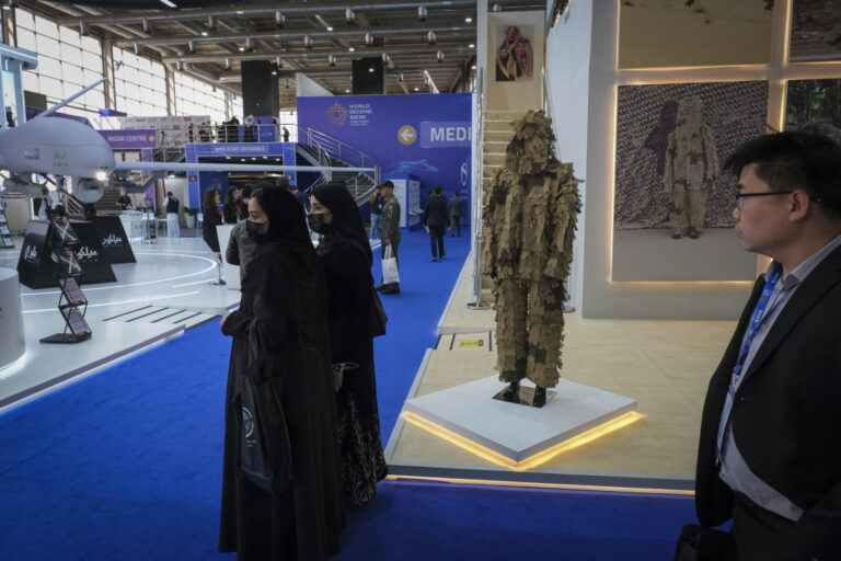 Saudi Arabia, Riyadh, 2024-02-04. The World Defense Show in Riyadh brings the arms industry of every continent together 