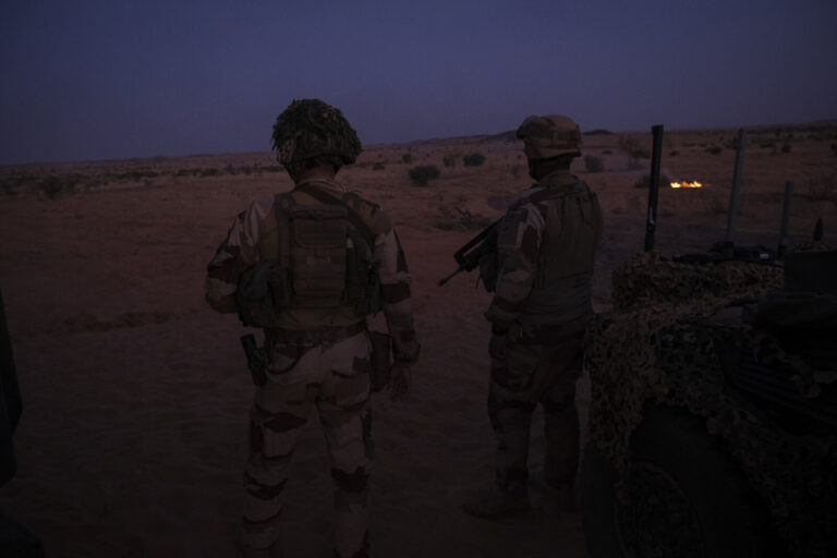 Burkina Faso, Tin-Akoff, 2021-04-06. Deployed in the three-borders area against armed terrorist groups, the men of the C