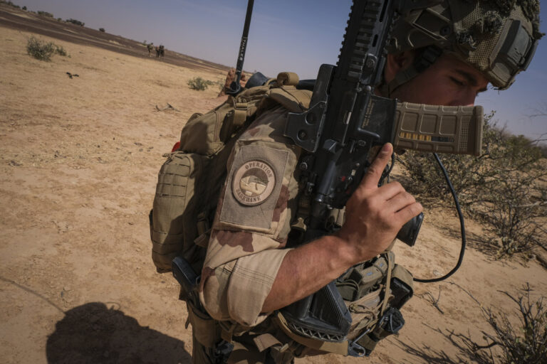 Burkina Faso, Tin-Akoff, 2021-04-08. Deployed in the three-borders area against armed terrorist groups, the men of the C