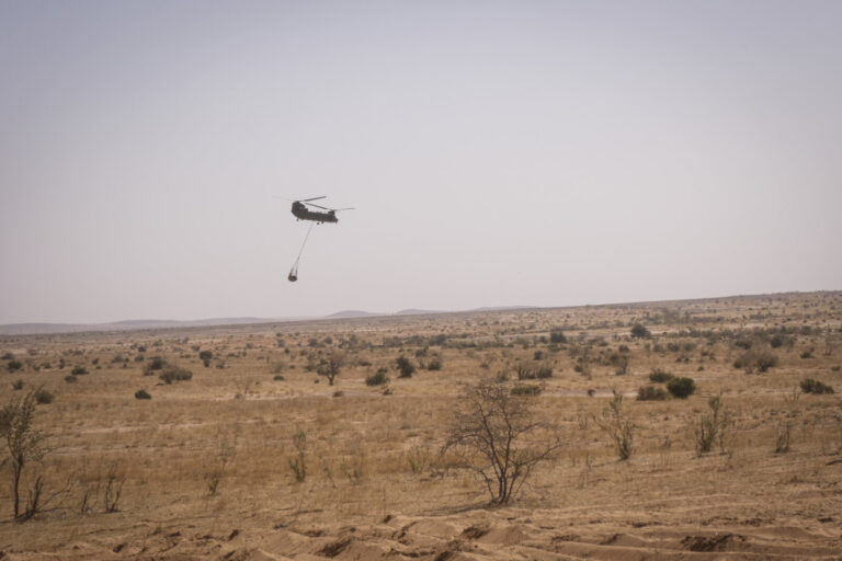 Burkina Faso, Tin-Akoff, 2021-04-05. Deployed in the three-borders area against armed terrorist groups, the men of the C
