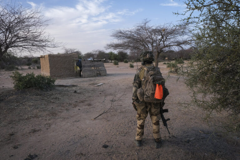 Burkina Faso, Tin-Akoff, 2021-04-08. Deployed in the three-borders area against armed terrorist groups, the men of the C