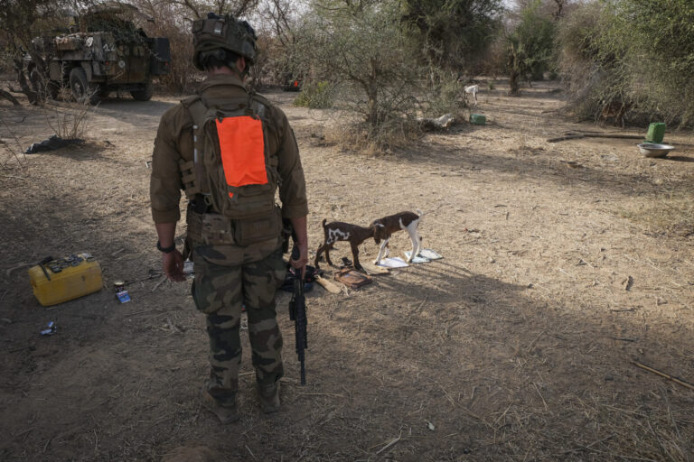 Burkina Faso, Tin-Akoff, 2021-04-08. Deployed in the three-borders area against armed terrorist groups, the men of the C