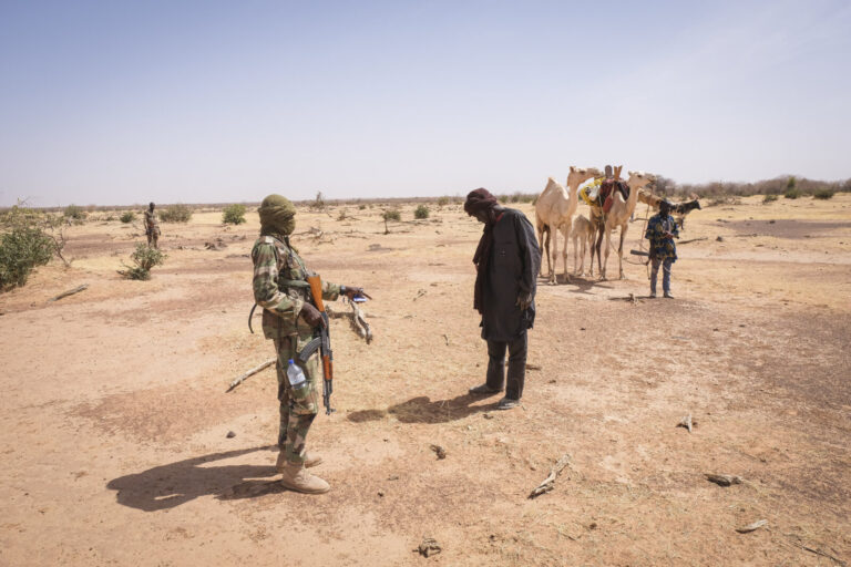 Burkina Faso, Tin-Akoff, 2021-04-10. Deployed in the three-borders area against armed terrorist groups, the men of the C