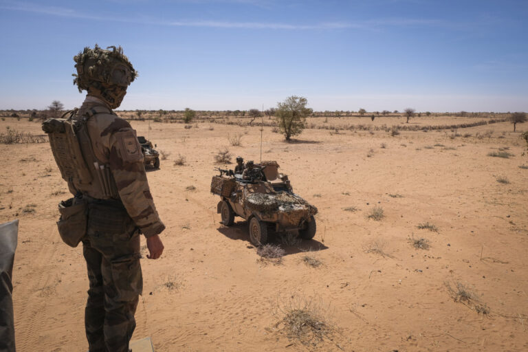 Burkina Faso, Tin-Akoff, 2021-04-07. Deployed in the three-borders area against armed terrorist groups, the men of the C