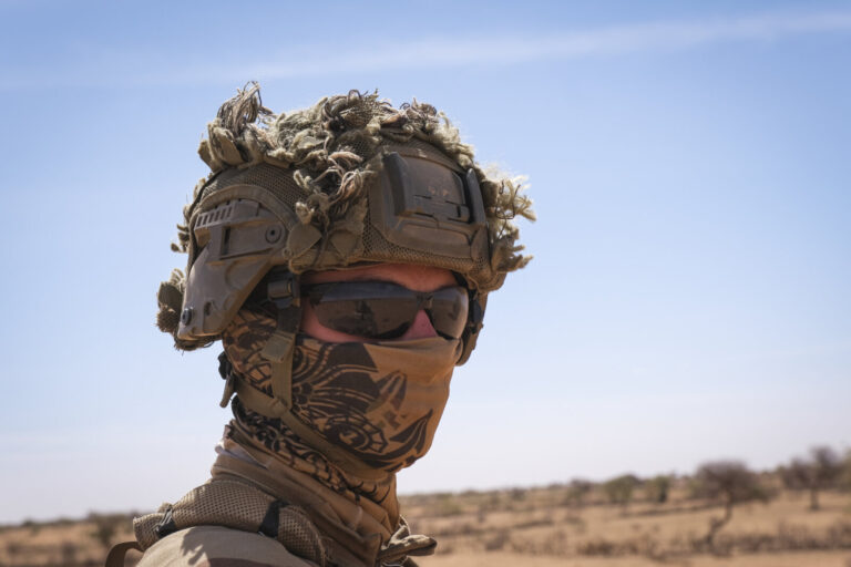 Burkina Faso, Tin-Akoff, 2021-04-07. Deployed in the three-borders area against armed terrorist groups, the men of the C