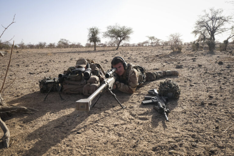 Burkina Faso, Tin-Akoff, 2021-04-11. Deployed in the three-borders area against armed terrorist groups, the men of the C