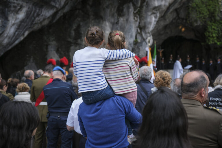 France, Lourdes, 2024-05-24. The 64th International Military Pilgrimage brings soldiers from some forty countries to Lou