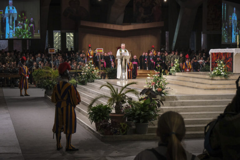 France, Lourdes, 2024-05-24. The 64th International Military Pilgrimage brings soldiers from some forty countries to Lou