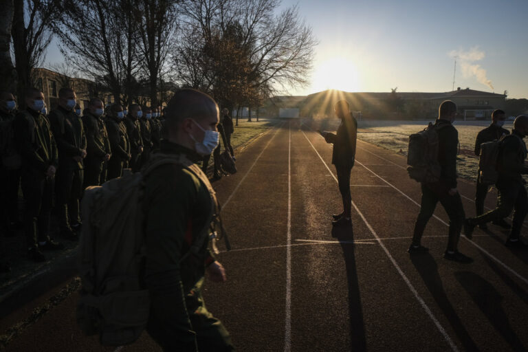 France, Castelnaudary, 2022-01-23. At the 4th Foreign Regiment, the training regiment of the Foreign Legion, recruits fr