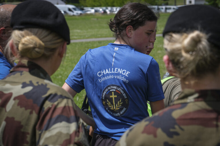 France, Lourdes, 2024-05-25. The 64th International Military Pilgrimage brings soldiers from some forty countries to Lou
