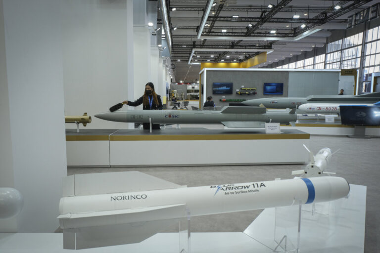 Saudi Arabia, Riyadh, 2024-02-06. The World Defense Show in Riyadh brings the arms industry of every continent together 
