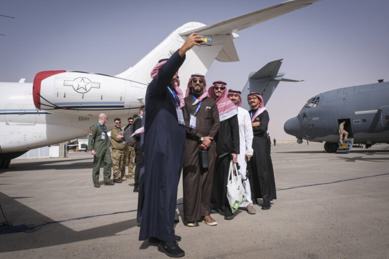 Saudi Arabia, Riyadh, 2024-02-04. The World Defense Show in Riyadh brings the arms industry of every continent together 