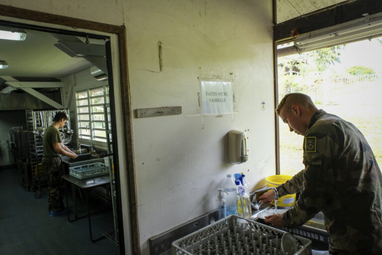 France, Maripasoula, 2018-12-11. Operation Harpie, the French army and gendarmerie fight against illegal gold mining in 