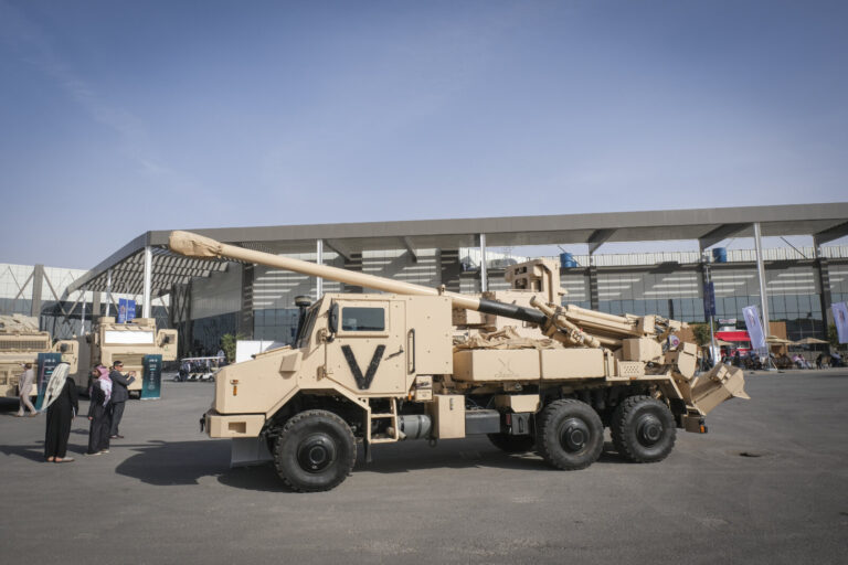Saudi Arabia, Riyadh, 2024-02-04. The World Defense Show in Riyadh brings the arms industry of every continent together 