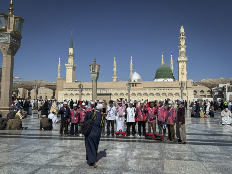 Saudi Arabia, Madinah, 2024-02-12. Madinah, the second holy city of Islam, receives pilgrims all year round around Al-Ma