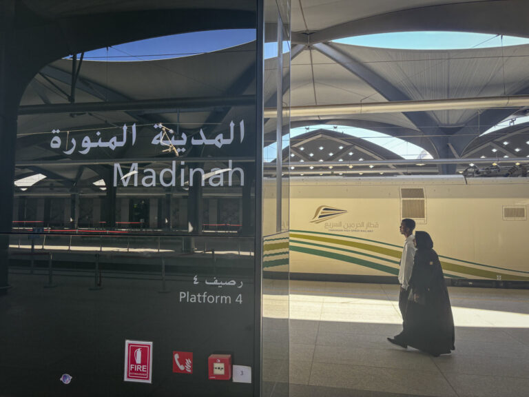 Saudi Arabia, Madinah, 2024-02-12. Madinah, the second holy city of Islam, receives pilgrims all year round around Al-Ma