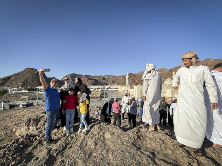 Saudi Arabia, Madinah, 2024-02-12. Madinah, the second holy city of Islam, receives pilgrims all year round around Al-Ma