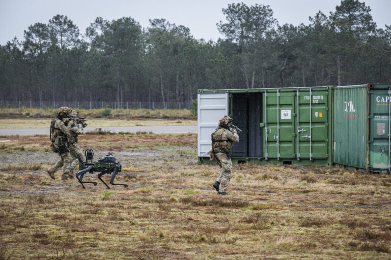 France, Bordeaux, 2025-04-03. The Sofins 2025 special forces trade show will be held at the Souge military camp (13th RD
