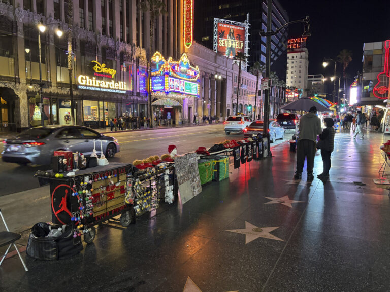 California, Los Angeles, 2025-12-29. The Hollywood Walk of Fame embodies an iconic journey through Los Angeles, where st