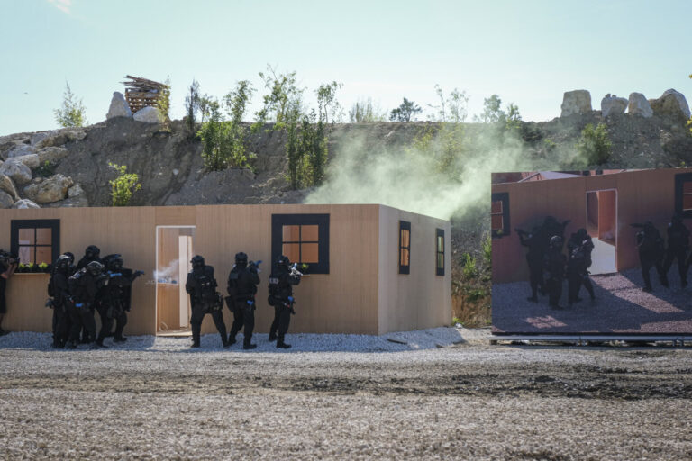France, Paris, 2022-06-12. Eurosatory 2022, the international land and airland defence and security exhibition, held in 