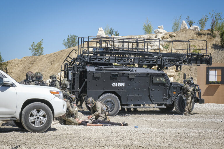 France, Paris, 2022-06-12. Eurosatory 2022, the international land and airland defence and security exhibition, held in 