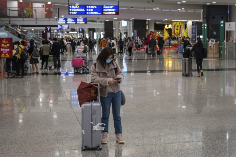 China, Hong Kong, 2020-01-26. On 26 January 2020, at the very start of the coronavirus epidemic and in the middle of the