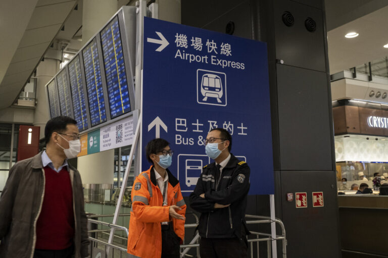China, Hong Kong, 2020-01-26. On 26 January 2020, at the very start of the coronavirus epidemic and in the middle of the
